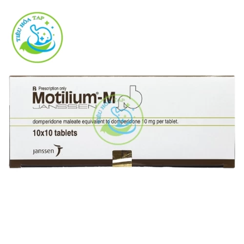 Motilium - M - Hộp 10 vỉ x 10 viên