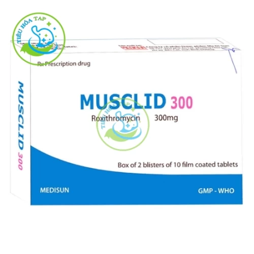 Musclid 300 - Roxithromycin Medisun