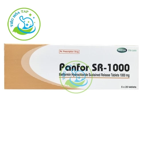 Panfor SR-1000 - Metformin 1000mg Inventia