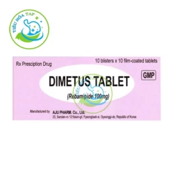 Dimetus tablet - Rebamipide 100mg Aju Pharm