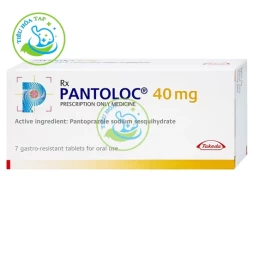 Pantoloc 40mg - Hộp 1 vỉ x 7 viên