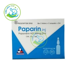 Paparin - Papaverin HCl 40mg/2ml Vinphaco